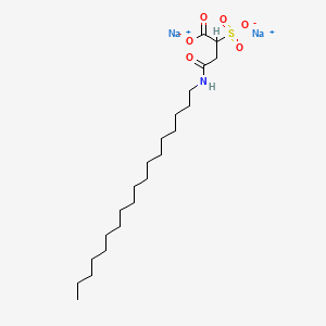 DISODIUM STEARYL SULFOSUCCINAMATE 분자 구조
