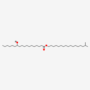 ISOSTEARYL HYDROXYSTEARATE 분자 구조