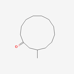 Cyclotridecanone, 3-methyl- 분자 구조