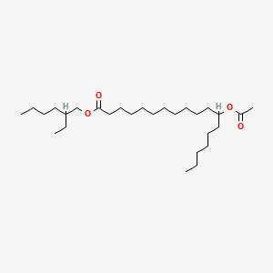 ETHYLHEXYL ACETOXYSTEARATE 분자 구조