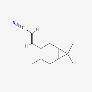 TRIMETHYLBICYCLO-3-HEPTYLACRYLONITRILE 분자 구조