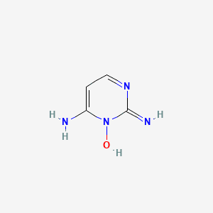 DIAMINOPYRIMIDINE OXIDE 분자 구조