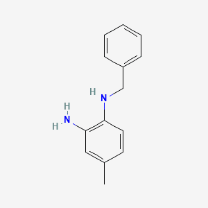 N-BENZYL-4-METHYL-O-PHENYLENEDIAMINE Molecular structure