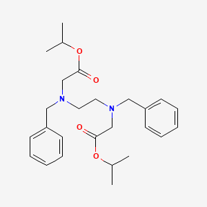 BIS-ISOPROPYLACETOMETHYL BENZATHINE 분자 구조
