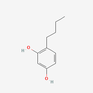 4-BUTYLRESORCINOL 분자 구조