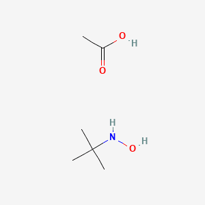 T-BUTYLHYDROXYLAMINE ACETATE 분자 구조