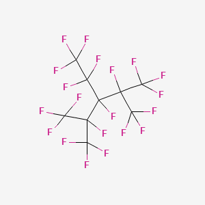 PERFLUORO DIMETHYLETHYLPENTANE 분자 구조