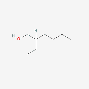 1-Hexanol, 2-ethyl- 분자 구조