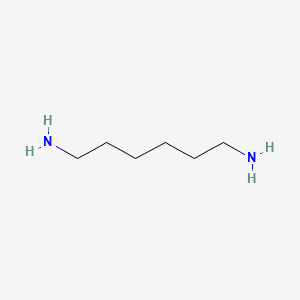 1,6-Hexanediamine 분자 구조