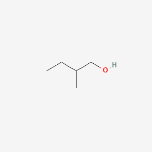 1-Butanol, 2-methyl- 분자 구조