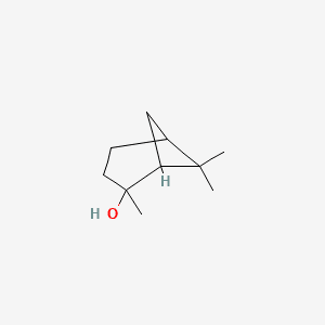 Bicyclo[3.1.1]heptan-2-ol, 2,6,6-trimethyl- 분자 구조