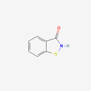 1,2-Benzisothiazol-3(2H)-one 분자 구조