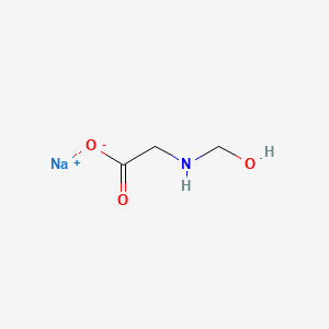 SODIUM HYDROXYMETHYLGLYCINATE 분자 구조