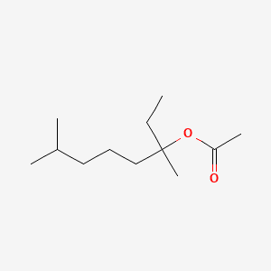 TETRAHYDROMUGYL ACETATE 분자 구조