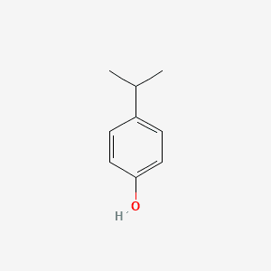 Phenol, 4-(1-methylethyl)- 분자 구조