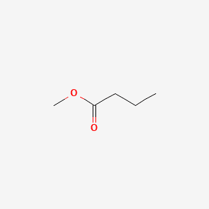 Butanoic acid, methyl ester 분자 구조