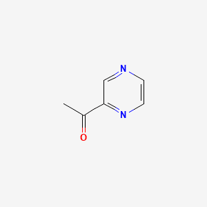 Ethanone, 1-(2-pyrazinyl)- 분자 구조