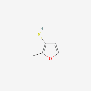 3-Furanthiol, 2-methyl- 분자 구조