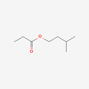 1-Butanol, 3-methyl-, propanoate 분자 구조