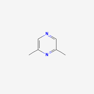 Pyrazine, 2,6-dimethyl- 분자 구조
