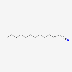 2-Tridecenenitrile 분자 구조