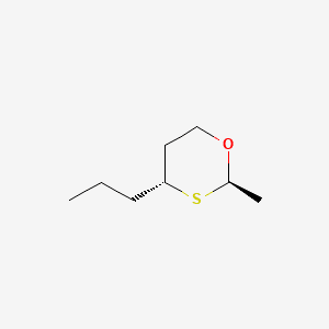 TRANS-2-METHYL-4-PROPYL-1,3-OXATHIANE Molecular structure