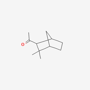 Ethanone, 1-(3,3-dimethylbicyclo[2.2.1]hept-2-yl)- 분자 구조