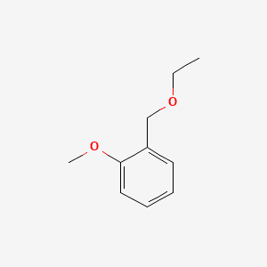Benzene, 1-(ethoxymethyl)-2-methoxy- 분자 구조
