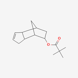 HEXAHYDRO-METHANOINDEN-6-YL PIVALATE Molecular structure