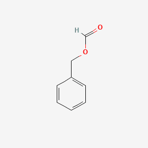 Formic acid, phenylmethyl ester 분자 구조