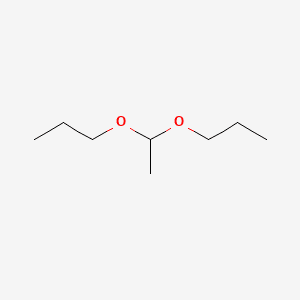 Propane, 1,1'-[ethylidenebis(oxy)]bis- 분자 구조