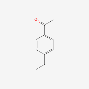 Ethanone, 1-(4-ethylphenyl)- 분자 구조