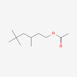 TRIMETHYLHEXYL ACETATE 분자 구조