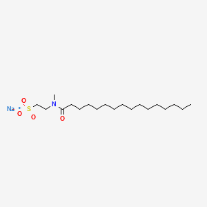 SODIUM METHYL PALMITOYL TAURATE Molecular structure