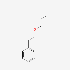 Benzene, (2-butoxyethyl)- 분자 구조