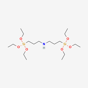 BIS(TRIETHOXYSILYLPROPYL)AMINE 분자 구조