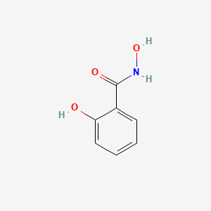 SALICYLOYLHYDROXAMIC ACID 분자 구조