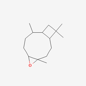 TETRAMETHYL-5-OXATRICYCLODODECANE 분자 구조