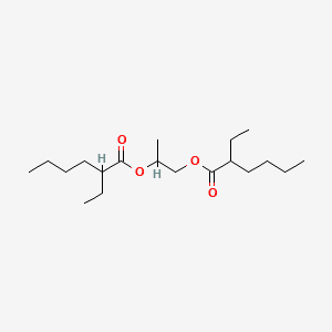 PROPYLENE GLYCOL DIETHYLHEXANOATE 분자 구조