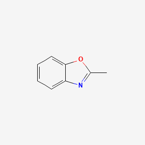 Benzoxazole, 2-methyl- 분자 구조