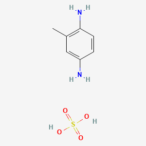 1,4-Benzenediamine, 2-methyl-, sulfate (1:1) 분자 구조