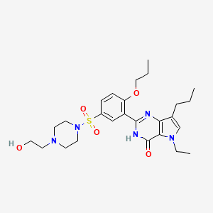 MIRODENAFIL 분자 구조