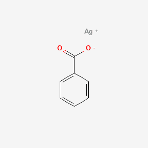 Benzoic acid, silver(1+) salt 분자 구조