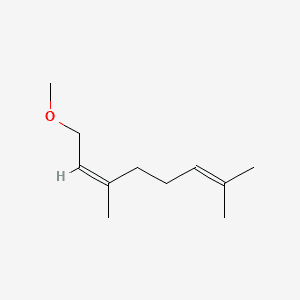 2,6-Octadiene, 1-methoxy-3,7-dimethyl-, (Z)- 분자 구조