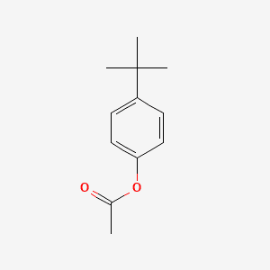 P-TERT-BUTYLPHENYL ACETATE 분자 구조