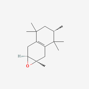 OCTAHYDRO-HEXAMETHYL-NAPHTHOXIRENE 분자 구조
