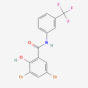 FLUOROSALAN 분자 구조