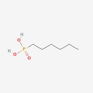 HEXYLPHOSPHONIC ACID 분자 구조