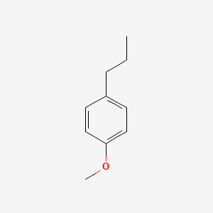 Benzene, 1-methoxy-4-propyl- 분자 구조