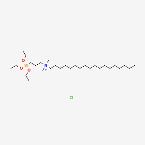 TRIETHOXYSILYLPROPYL STEARDIMONIUM CHLORIDE 분자 구조
